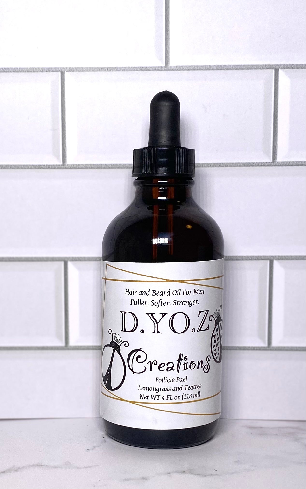 Follicle Fuel- Men's Hair and Beard Oil Fuller softer Stronger