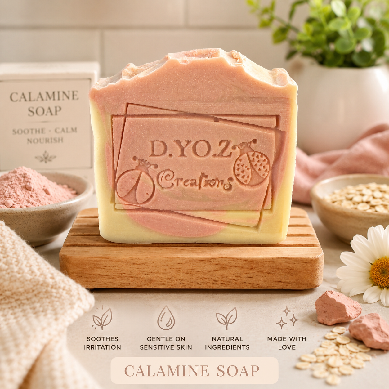 Calamine Relief & Restore Bar natural soap