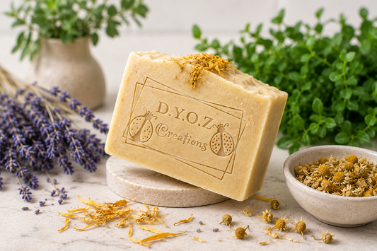 Lavender Chamomile Goat Milk Soap | Handmade Soap for Sensitive Skin